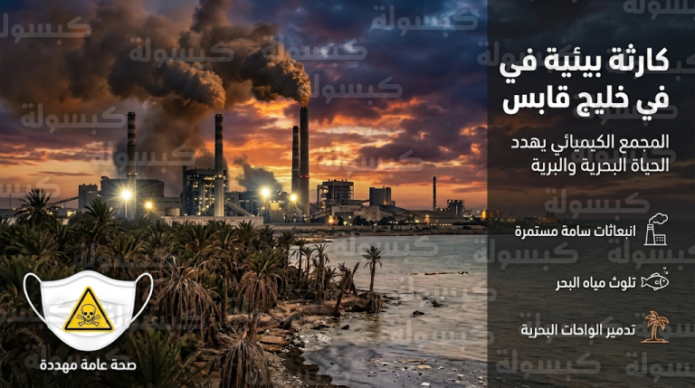 صدمة في قابس بعد حكم قضائي باستمرار نشاط المجمع الكيميائي رغم تسجيل مئات حالات الاختناق