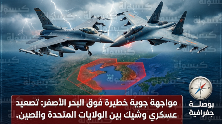 صراع إرادات في سماء البحر الأصفر بعد مواجهة جوية خاطفة بين مقاتلات أمريكية وصينية