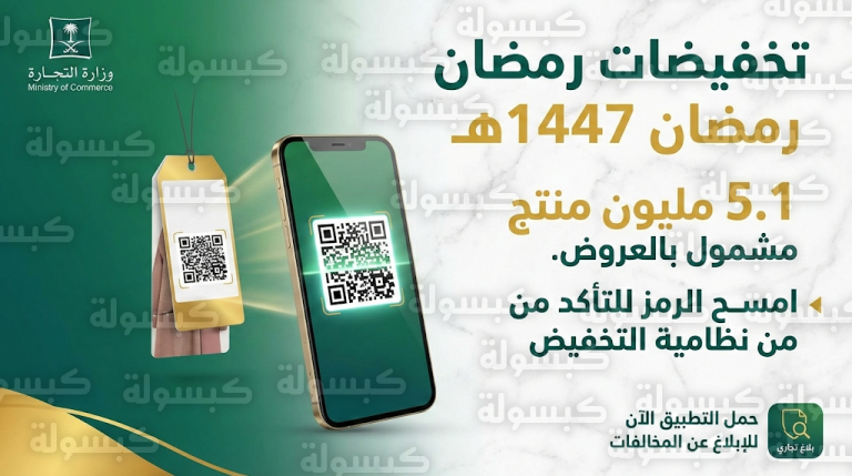 عاجل.. “التجارة” تطلق الرقابة الإلكترونية الفورية على 5 ملايين منتج وتكشف موعد تخفيضات رمضان 2026
