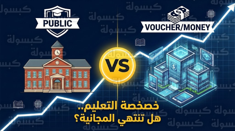 عاجل.. حسم الجدل حول “إلغاء مجانية التعليم”: تقرير 2026 يكشف حقيقة نظام “القسائم المالية” البديل للمدارس الحكومية!