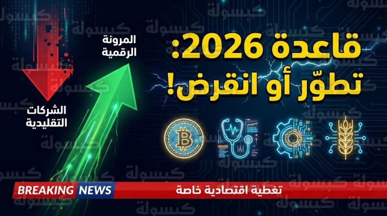 عاجل | “خروج فوري من السوق”.. قاعدة 2026 تطيح بالشركات التقليدية و4 قطاعات تقود “الانقلاب الرقمي”!