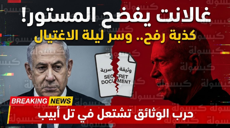 زلزال سياسي في إسرائيل: غالانت يخرج عن صمته ويفضح “كذبة رفح” ويتهم نتنياهو بـ”طعن الجيش في الظهر”