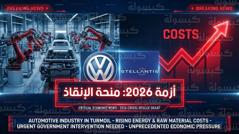 عاجل.. وثيقة 2026 تكشف المستور: “فولكسفاغن وستيلانتيس” تطلبان “منحة حياة” لإنقاذ الصناعة من الطوفان الآسيوي
