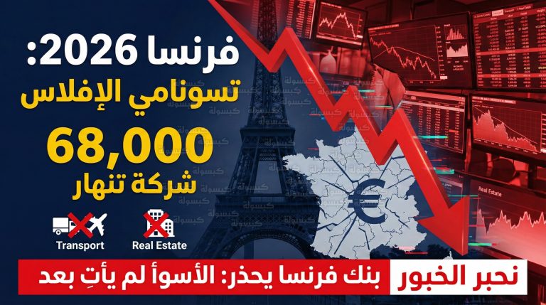 عاجل ورسمياً | “تسونامي” الإفلاس يضرب فرنسا: انهيار 68 ألف شركة وسقوط علامات تجارية كبرى.. هل بدأ “الخطر الحقيقي”؟