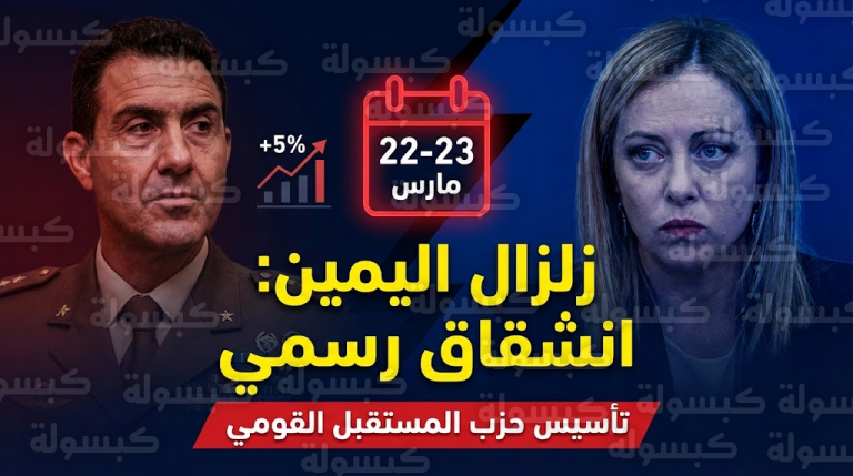 عاجل: “زلزال” يضرب ائتلاف ميلوني.. انشقاق الجنرال فاناتشي وتأسيس حزب “المستقبل القومي”