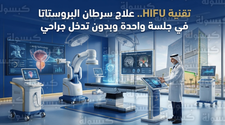 علاج سرطان البروستاتا في جلسة واحدة وبدون جراحة عبر تقنية HIFU الروبوتية بمستشفى الملك فيصل التخصصي