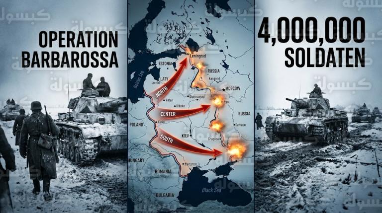 عملية بارباروسا وأسرار فشل أضخم مغامرة عسكرية انتحارية قادها الرايخ الثالث ضد الاتحاد السوفيتي
