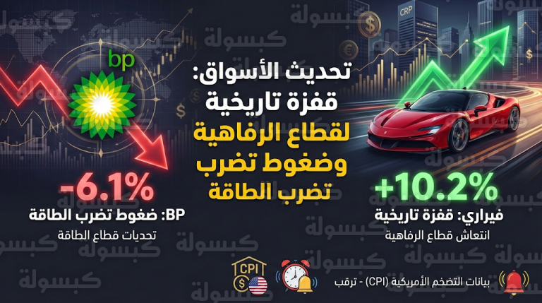 فيراري تقود مكاسب الأسواق الأوروبية التاريخية وسط تعثر قطاع الطاقة وترقب حذر لبيانات التضخم الأمريكية