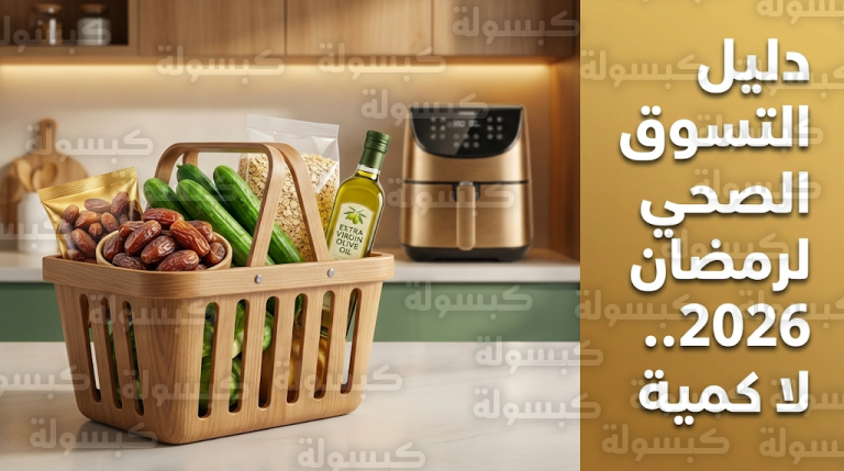 قائمة المشتريات الذهبية لشهر رمضان 2026: 5 أساسيات لضمان الطاقة ومكافحة العطش
