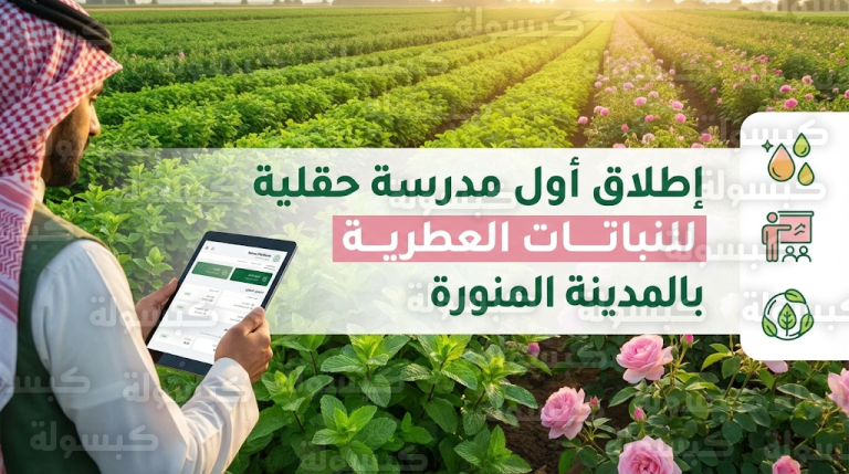 كيفية التسجيل في المدرسة الحقلية للنباتات العطرية بالمدينة المنورة عبر منصة نما 2026 – 1447