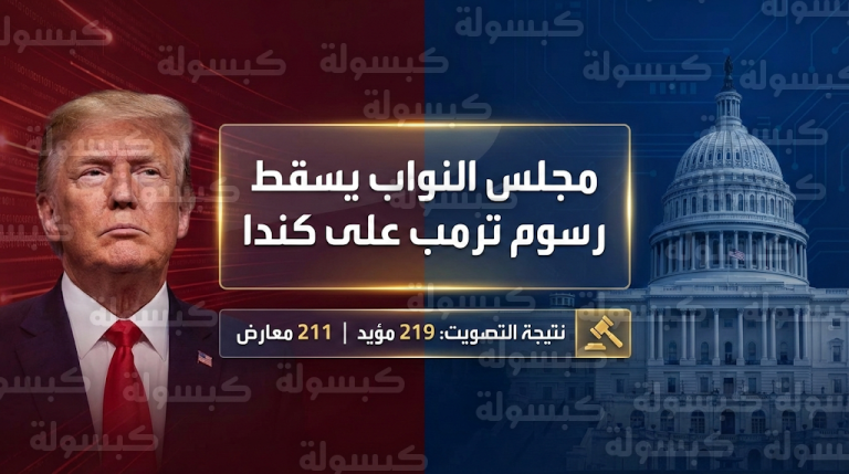 مجلس النواب الأمريكي يتحدى ترمب ويصوت لصالح إلغاء الرسوم الجمركية على كندا وسط تمرد داخل الحزب الجمهوري