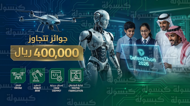 مسابقة DefensThon 2026 تستهدف 10 آلاف مشارك بجوائز مالية تتجاوز 400 ألف ريال