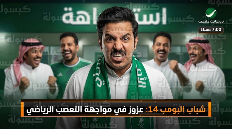 مسلسل شباب البومب 14 الحلقة 4 ترصد معاناة عزوز مع التعصب الرياضي وكوابيس مباريات النادي الأهلي