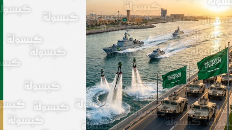 مشاهد مهيبة لعروض حرس الحدود البحرية والبرية في مختلف مناطق المملكة تزامناً مع يوم التأسيس 2026