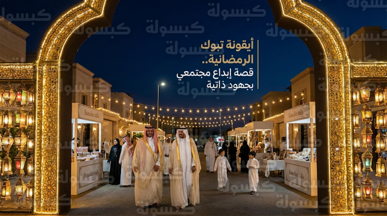 مواطن يحول حياً سكنياً في تبوك إلى أيقونة رمضانية بجهود ذاتية وتفاعل مجتمعي مع بداية رمضان 1447