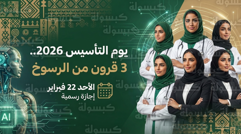 موعد يوم التأسيس 2026 وحقيقة الإجازة الرسمية للقطاعين العام والخاص والطلاب في السعودية