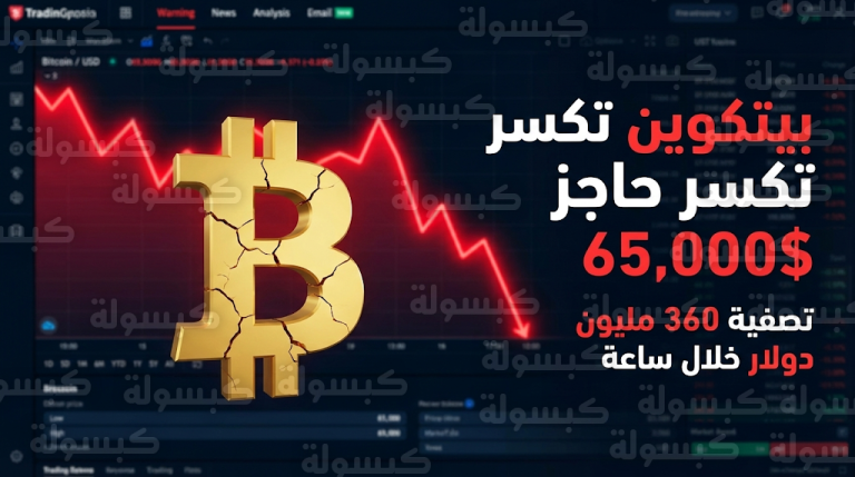 هبوط بيتكوين دون 65 ألف دولار بسبب أزمة المكسيك وتهديدات الرسوم الجمركية الأمريكية