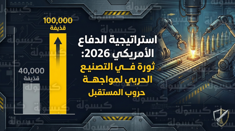 واشنطن تتبنى ثورة في التصنيع العسكري ضمن استراتيجية الدفاع 2026 لمعالجة فجوات الإنتاج وضمان التفوق التكنولوجي