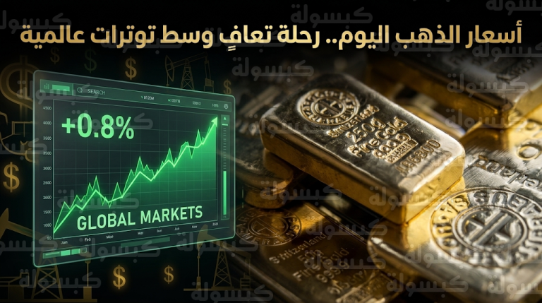 أسعار الذهب اليوم الخميس 19-3-2026: ارتفاع المعدن الأصفر عالمياً مع تراجع الدولار وتوترات النفط