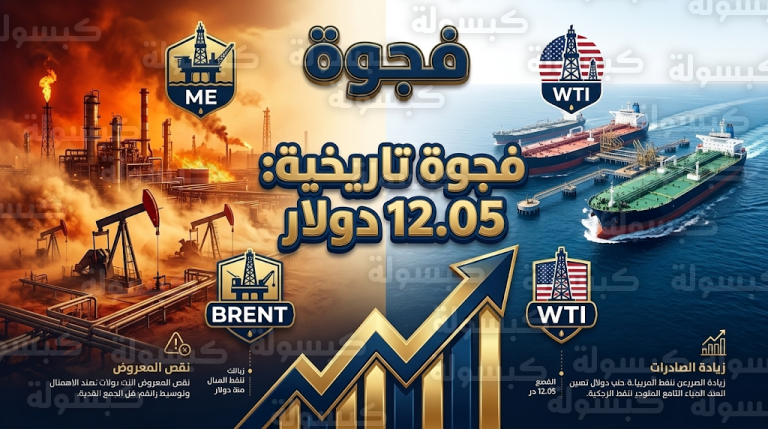 أسعار النفط اليوم الخميس 19-3-2026 وفجوة تاريخية بين برنت وغرب تكساس تصل لـ 12 دولاراً