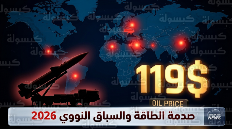 أسعار النفط تلامس 119 دولاراً وسط استنفار عسكري شامل وغموض استراتيجي يلف القوى النووية