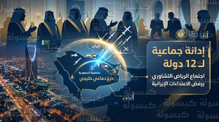 إدانة جماعية من 12 دولة في اجتماع الرياض للاعتداءات الإيرانية بالصواريخ والمسيرات