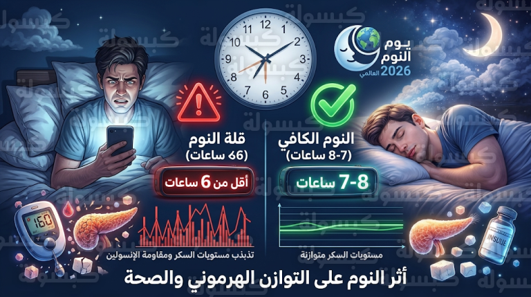 الرابطة الأوروبية لدراسة السكري تحذر من مخاطر النوم أقل من 6 ساعات وتأثيره المباشر على مقاومة الإنسولين