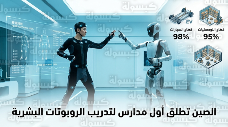 الصين تعلن التشغيل الكامل لأول شبكة مدارس مهنية لتدريب الروبوتات البشرية عالمياً