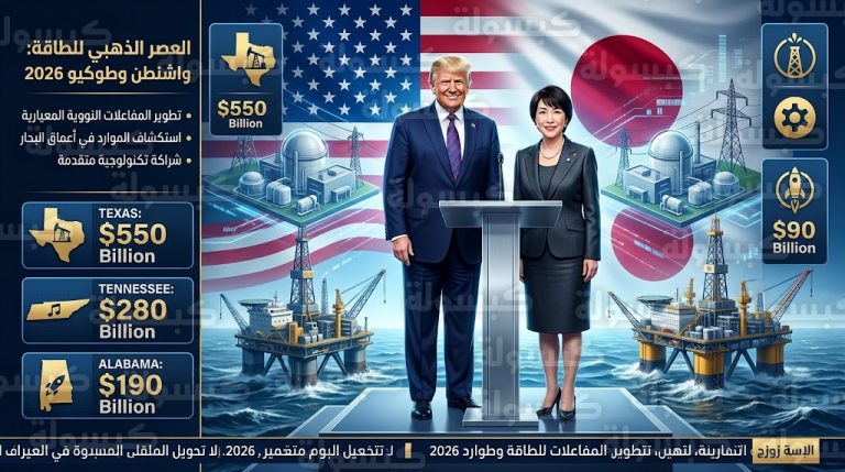 اليابان تلتزم باستثمار 550 مليار دولار في الولايات المتحدة لتدشين العصر الذهبي للتحالف الاقتصادي المشترك