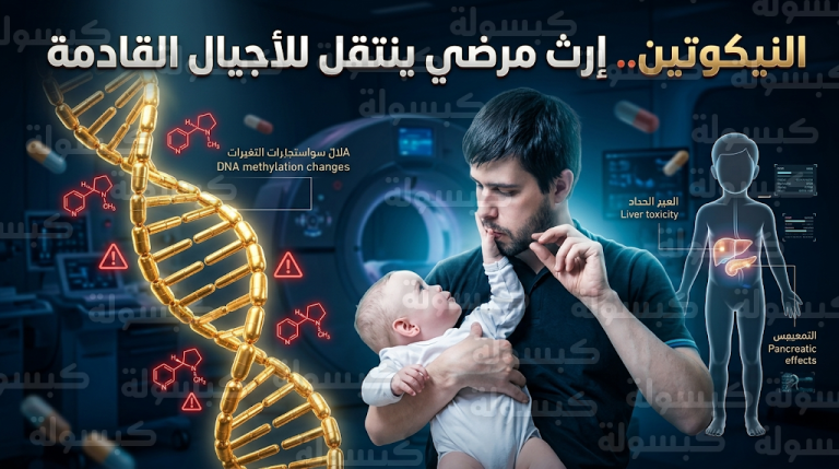 باحثون في جامعة كاليفورنيا يكشفون عن انتقال أضرار النيكوتين للأبناء كإرث مرضي عبر الحيوانات المنوية