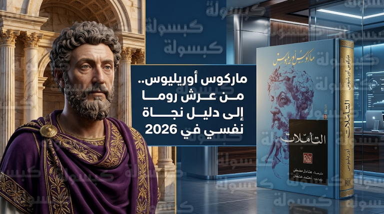 تحول كتاب التأملات للإمبراطور الروماني إلى دليل نجاة نفسي في كبرى معاهد الإدارة وعلم النفس عام 2026