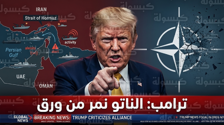 ترامب يهاجم حلفاءه ويصف الناتو بنمر من ورق بعد رفضهم دعم العمليات العسكرية ضد إيران