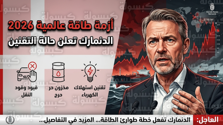 تصاعد التوترات بين أمريكا وإيران يشعل أسعار النفط ويدفع الدنمارك لإجراءات تقشفية عاجلة
