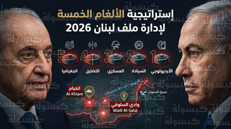 تفاصيل إستراتيجية الألغام الخمسة التي يدير بها نتنياهو ملف التفاوض مع لبنان في عام 2026