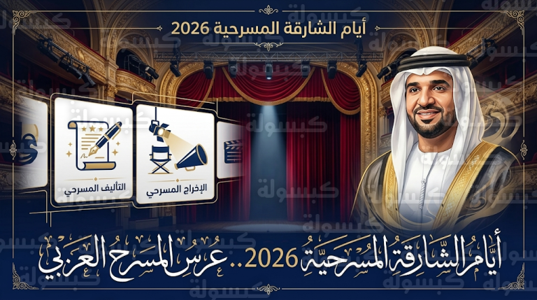 تفاصيل مشاركة مسرح الشارقة الوطني في أيام الشارقة المسرحية 2026 بقيادة الفنان أحمد الجسمي