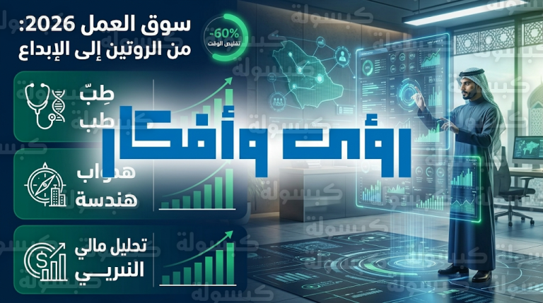 ثورة الذكاء الاصطناعي 2026 تعيد صياغة مفهوم العمل وتغير مهارات المهنيين في السعودية