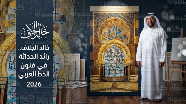 خالد الجلاف يتصدر المشهد الفني العالمي في 2026 بفلسفة العمارة الروحية
