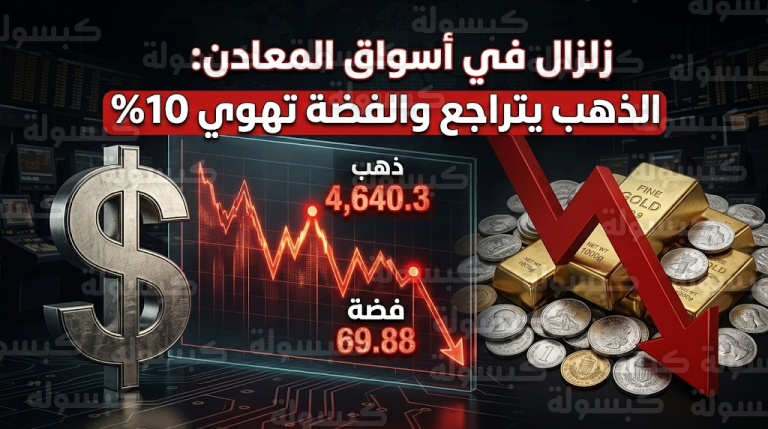 سعر الذهب اليوم الخميس 19-3-2026: تراجع حاد للمعدن الأصفر والفضة تفقد 10% من قيمتها عالمياً