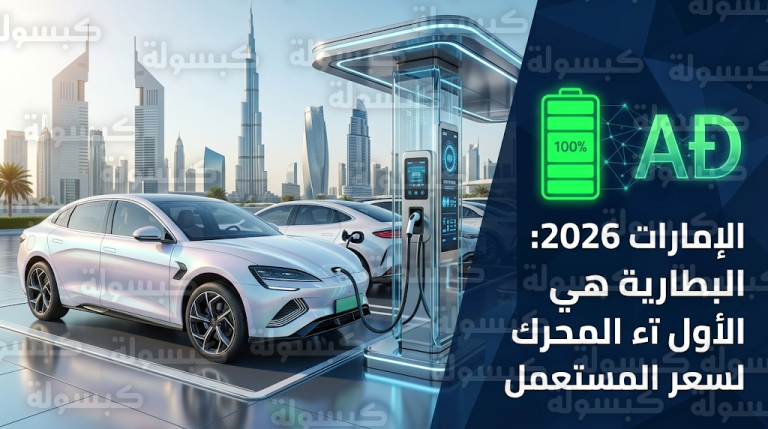 سوق السيارات الكهربائية المستعملة في الإمارات 2026.. البطارية تستأثر بـ 40% من قيمة المركبة