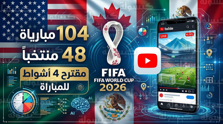 فيفا يدرس تقسيم مباريات كأس العالم 2026 إلى 4 فترات واتفاقية مع يوتيوب لبث المواجهات