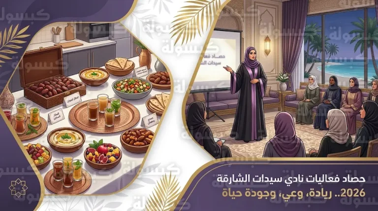“قُل للمؤمنات” وتغذية رمضان.. نجاح كبير لورش العمل التثقيفية في نادي سيدات الشارقة 2026