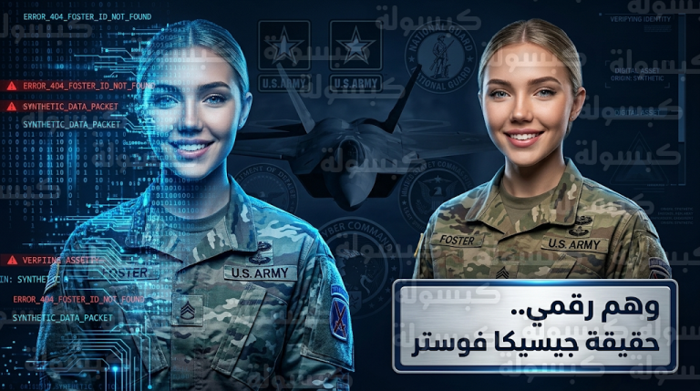 كشف حقيقة المجندة الأمريكية المزيفة جيسيكا فوستر بعد تضليل مئات الآلاف عبر منصات التواصل