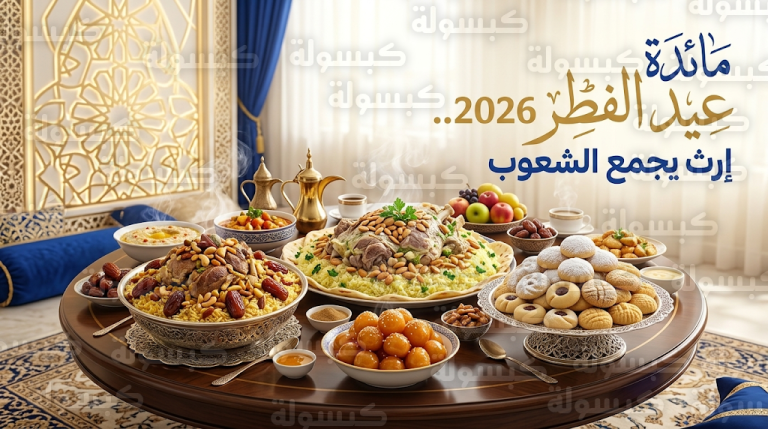 مائدة عيد الفطر 2026 تجمع العالم الإسلامي بين الحنيني السعودي والمنسف الأردني والقيمر العراقي في مشهد تراثي فريد