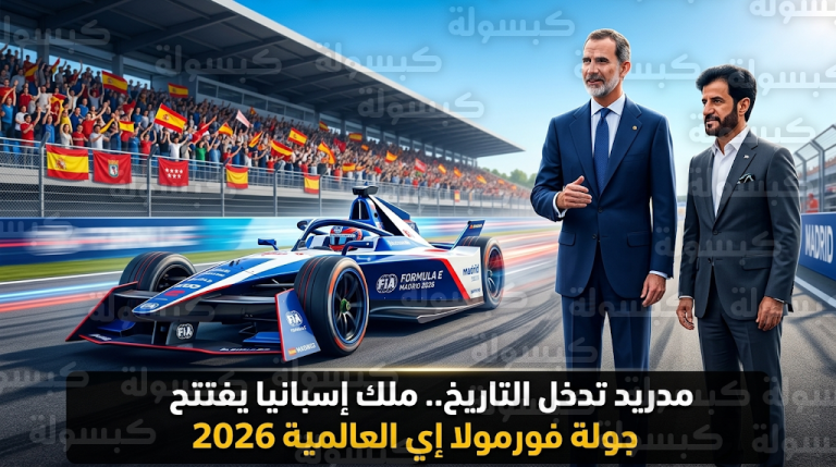 مدريد تستضيف بطولة فورمولا إي العالمية للمرة الأولى في تاريخها بحضور الملك فيليب السادس ومحمد بن سليم