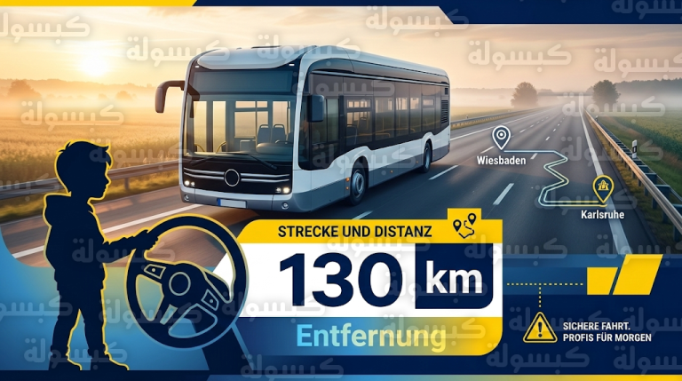 مراهق يبلغ 15 عاماً يسرق حافلة في ألمانيا ويقودها لمسافة 130 كيلومتراً دون ارتكاب أي حادث