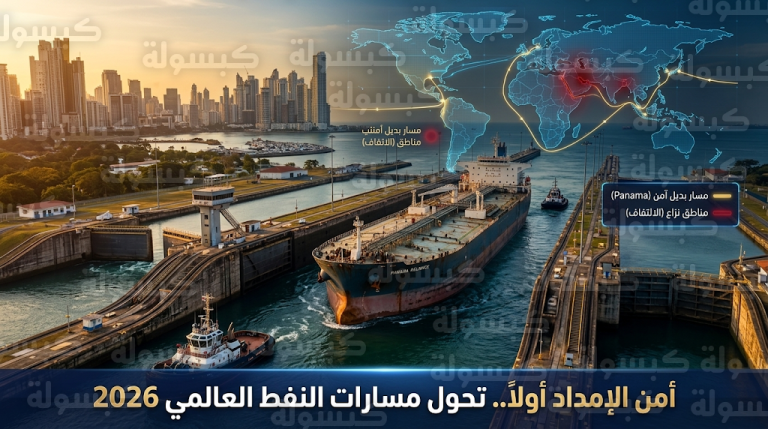 مصافي النفط الآسيوية تكثف شحن الخام الأمريكي عبر قناة بنما لتفادي بؤر الصراع في 2026