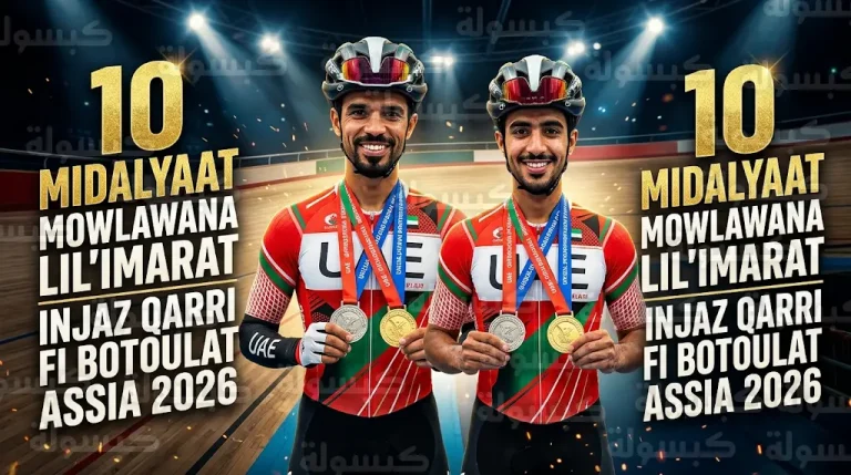 عبدالله البلوشي وسلامة الخاطري يقودان الإمارات لإنجاز قاري بـ 10 ميداليات في ختام بطولة آسيا للدراجات